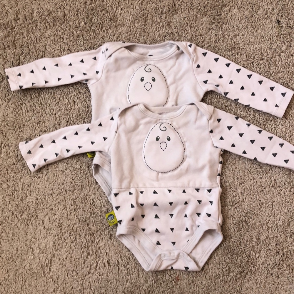 Nested Bean onsies
